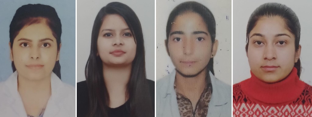 Tanya bagged first, Sonali and Priyanka bagged second and Poonam bagged third.